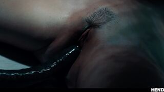 FULLY CREAMPIED AND BUKKAKED - Aliens Fuck Hot Chicks