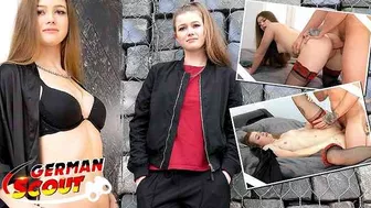 GERMAN SCOUT - PETITE TEEN OLIVIA SPARKLE (18) I Pickup For Casting Fuck By Big Dick ´