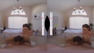 It's your first Time at the Massage Parlor with Hot Blondes Aiden Ashley & Tiffany Watson