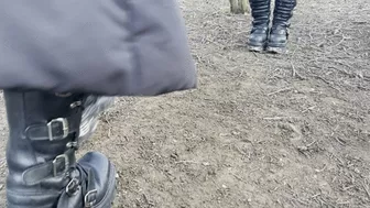Clips 4 Sale - Mac Book Pro Destroyed With Heels And New Rocks In Mud With Food