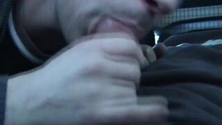 Sucking cock car 1