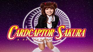 VR Cosplay X - Leana Lovings as CARDCAPTOR SAKURA Testing Power of your Hard Dick VR Porn