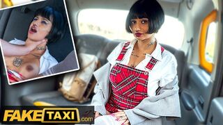Super Sexy French Student Seduces Taxi Driver for a Free Ride