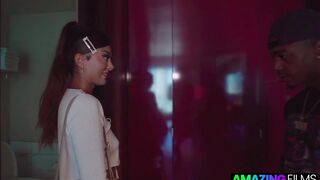 AMAZINGFILMS Hallway hookup with Marina Maya