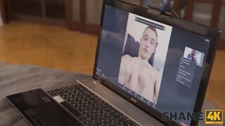 SHAME4K. Mature Webcam Model Spreads her Legs for a Guy to make him Silence