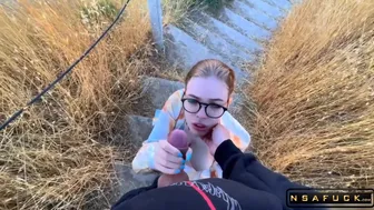 Sucking Cock With A View Of The Sea Blow