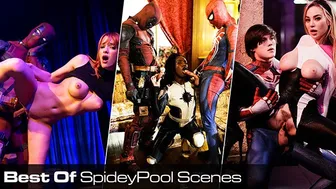Wicked - best of SpideyPool Scenes - keep Watching until the end for the HOTTEST THREESOME EVER