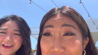 Two Asian Lesbian Hotties Hook up in Miami