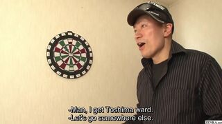 Japanese Street Pickup Success Story Decided by a Game of Darts