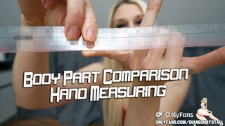 Clips 4 Sale - Size Comparison Hand Measuring with Ruler - WMW 1080p FullHD