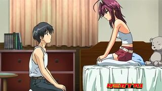 Step Sister and Brother Caught in Action | Hentai