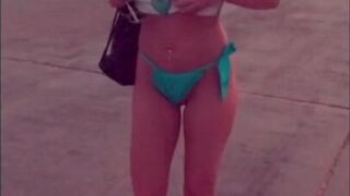 Slow Motion Ass and Public Flashing at the Lake