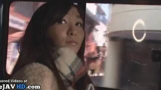 Japanese hottie enjoys getting cum in mouth