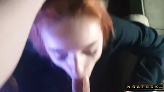 NAUGHTY BEAUTY GIVES ROUGH BLOWJOB
