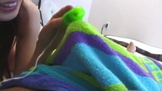 Couple kissing and Masturbating using vibrator