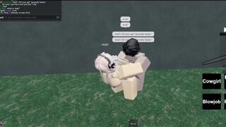 gorgeous roblox whore drains my cock
