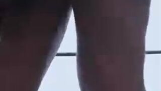 Sexy Milf Squirts On Dick Outdoors