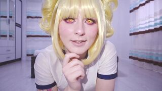 MY HERO ACADEMIA: Horny Toga Himiko teases you with her sexy feet, plays with cum and squirts