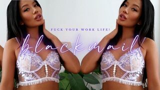 Blackmail-fantasy Task - Fuck your Work Life