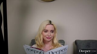 Deeper. Petite Blondie Lexi gets filled by Anton's thick BBC