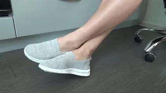 Clips 4 Sale - Victoria Wiggling Toes In Skinny Sneakers TW