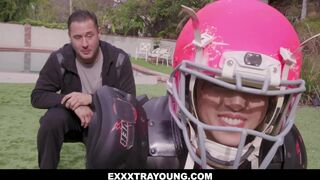 Alexia Anders Pounded Hard After Football Practice