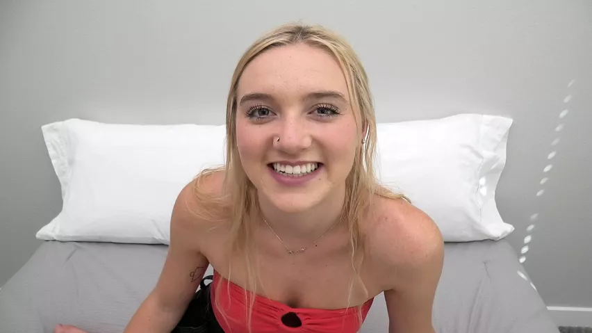 This Blonde Teen Is Cute And Brand New To Porn FAPCAT 