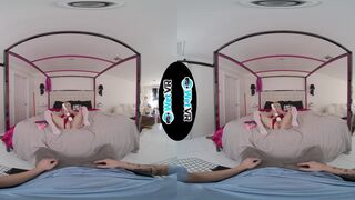 First VR Creampie Porn With Toy Using Blonde Jessie Saint