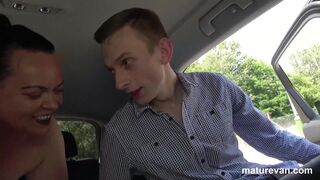 Horny Cougars Fuck Me in the Trunk of the MatureVan