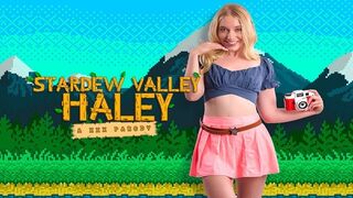 VR Cosplay X - Kallie Taylor As STARDEW VALLEY HALEY Is Village Girl Addicted To Hard Dick