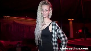 Hippie Lillie Blue fucked with her DreadLocks by the Owner at ClubCastings