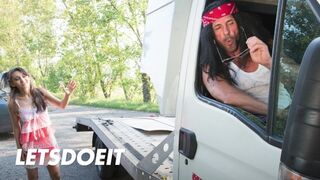 Doe Projects - Ukrainian Shrima Malati Receives Jizz On Her Pussy After Hard Fuck Outdoors
