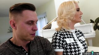 Guy fucked his wife in front of MILF mom