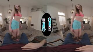 Sylvie Sterling Gets Fucked In VR Porn By A Thick Cock While Babysitting