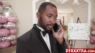 Hot bride fucks husbands black friends