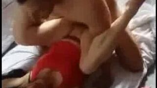 Cheating Japanese wife with huge breasts hardcore messy sex