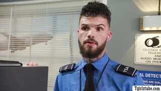 Airport security analed TS flight attendant