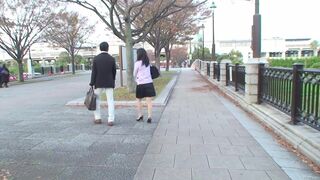 Real Japanese housewife pale and frumpy wild afternoon quickie
