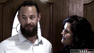 PURE TABOO Horny DILF Can't Repress The Urge To Fuck His Hot Stepniece Anny Aurora
