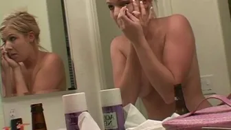 Premium GFs - Austin Showing Her Natural Tits While Make-Up