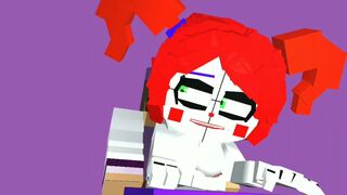 [Minecraft FNaF] Circus Baby gets fucked in the ass