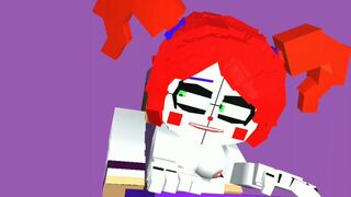 [Minecraft FNaF] Circus Baby gets fucked in the ass