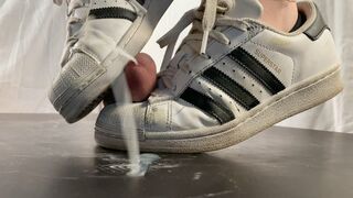 Clips 4 Sale - A Cockcrushing Dream in Adidas Superstars - CBT and Shoejob with huge cumplosion under sneakers - multi - 4K