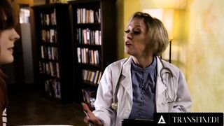 TRANSFIXED - Jean Hollywood Has A Physical Exam With Trans Nurse Khloe Kay & Her Cis Lesbian Doctor