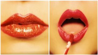 Triss Merigold paints lips