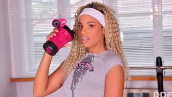 DDF Network - Ebony Hottie Romy Indy Penetrated In The Doggy Style Pose