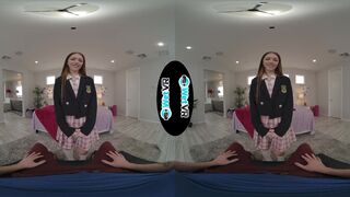 Cute Schoolgirl Gets Creamed By Fat Cock In VR PORN