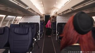 Trans AM Stewardess Is One Kinky Bitch - Ariel Demure