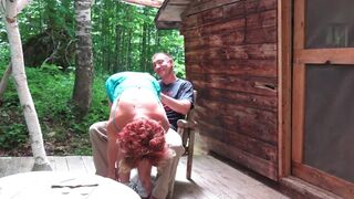 Couple Pretty Mature Outdoor Fuck At Woods House