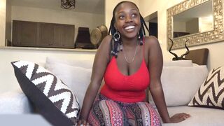 Huge boobs African amateur fake casting